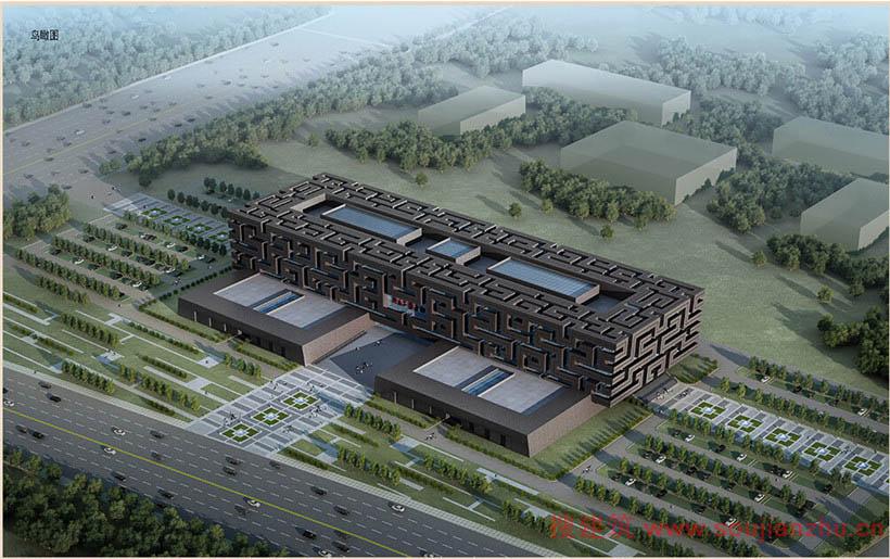 搜建筑网 -- 陕西省图书馆新馆三个入围方案