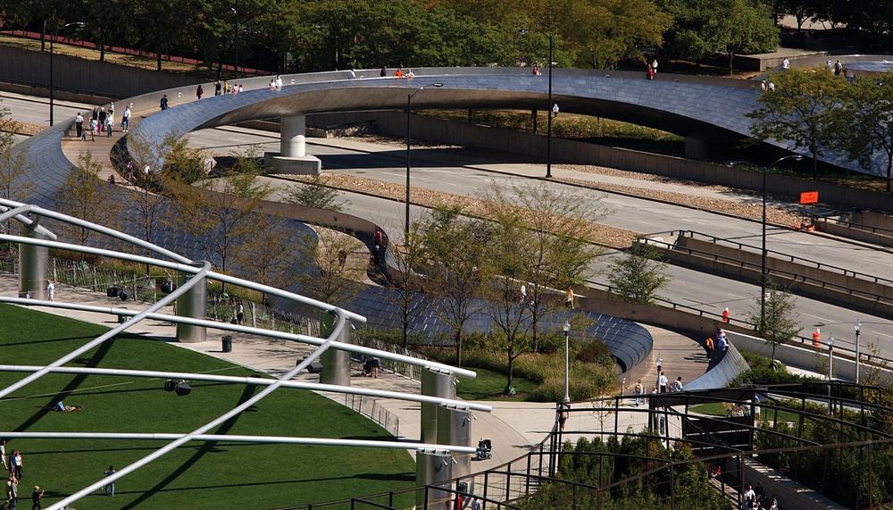 美国·千禧公园——BP人行天桥