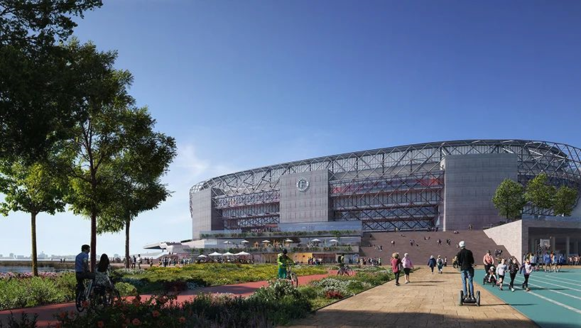 OMA公布了鹿特丹新费耶诺德体育场设计