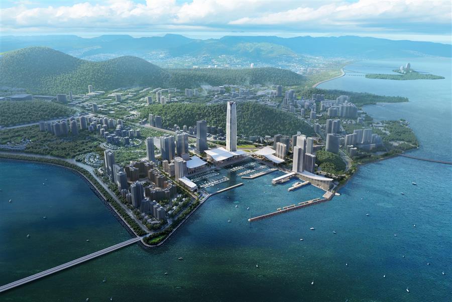 SOM为珠海的“九洲湾”打造超高层摩天大楼