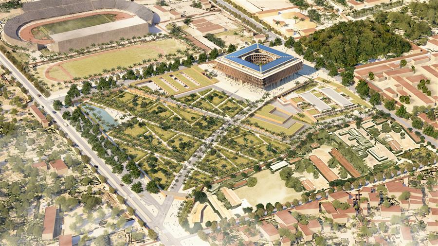 西非·Kéré建筑事务所为位于波多诺伏的贝宁国民议会提出了新的设计方案