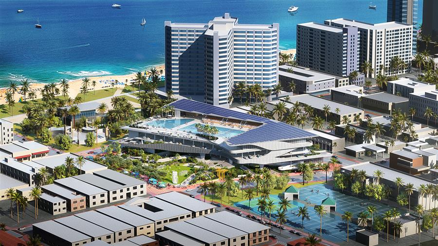 美国·Brooks+Scarpa公布迈阿密水上运动中心和公园的方案