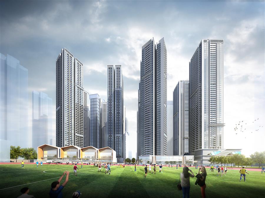 未来城市缩影丨龙华合正观澜三期---柏涛设计