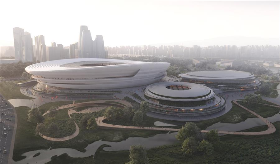 扎哈-哈迪德建筑事务所赢得了中国杭州国际体育中心的设计竞赛