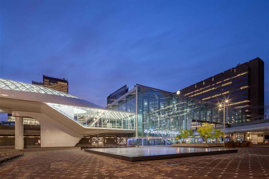 荷兰·海牙Lightrailstation---architectural studio ZJA