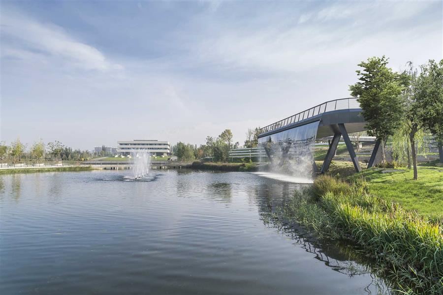 “消隐”的污水厂｜银川第一再生水厂公园---GVL怡境国际设计集团