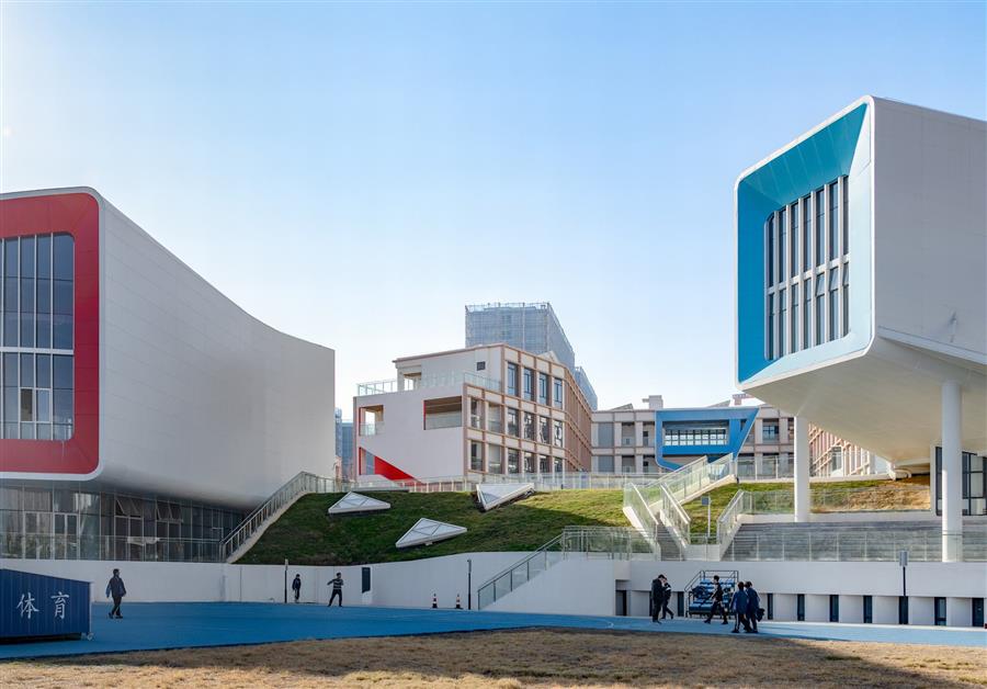 在校园的街道邂逅，衢州第六实验学校---零壹城市作品