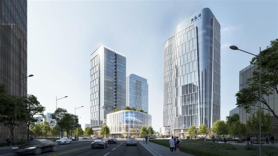 陕西建工集团未来创元中心：新型总部办公综合体---Aedas