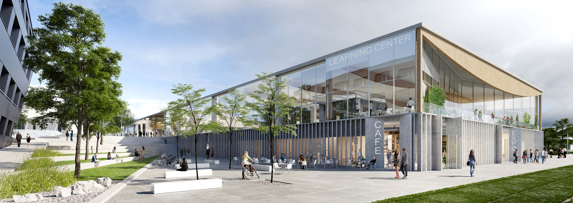 法国·里昂第二大学的新学习中心---ALA Architects
