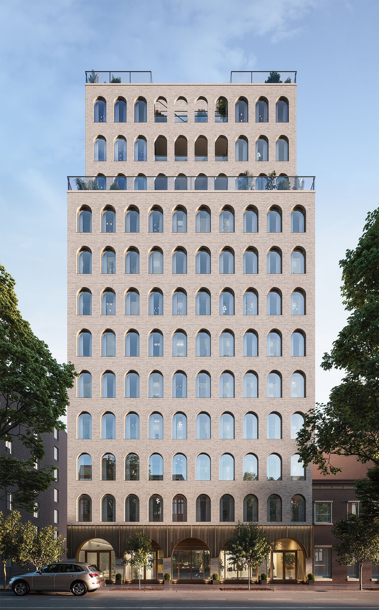 INC Architecture & Design向布鲁克林新公寓的古典建筑致敬