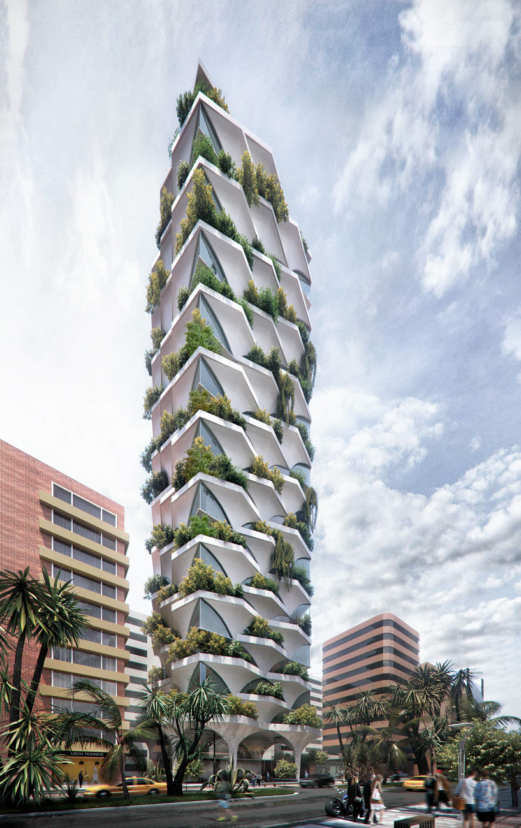 厄瓜多尔·向日葵风格住宅楼---ODD Architects