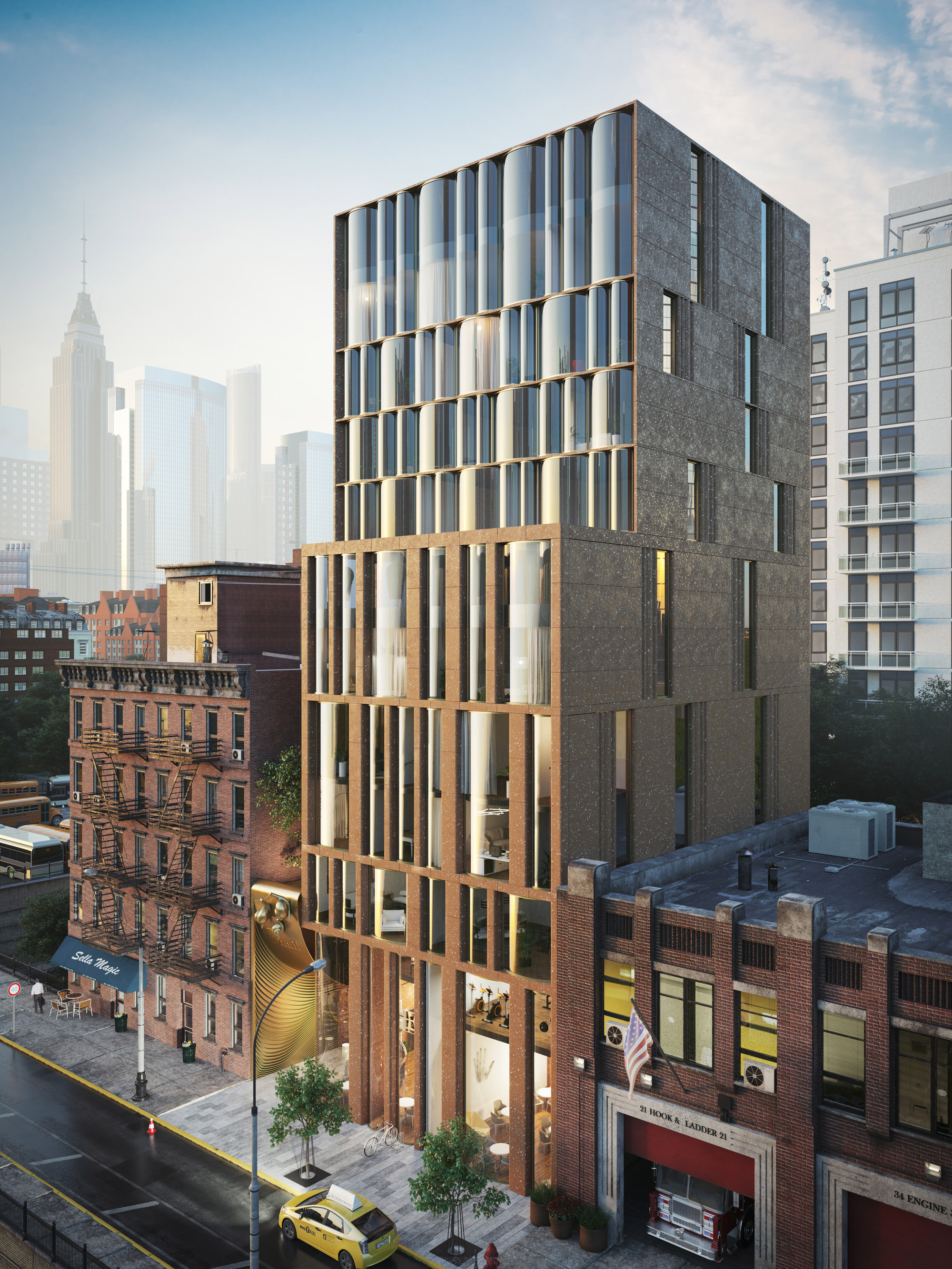 纽约·曼哈顿“The Snail”公寓——Archimatika
