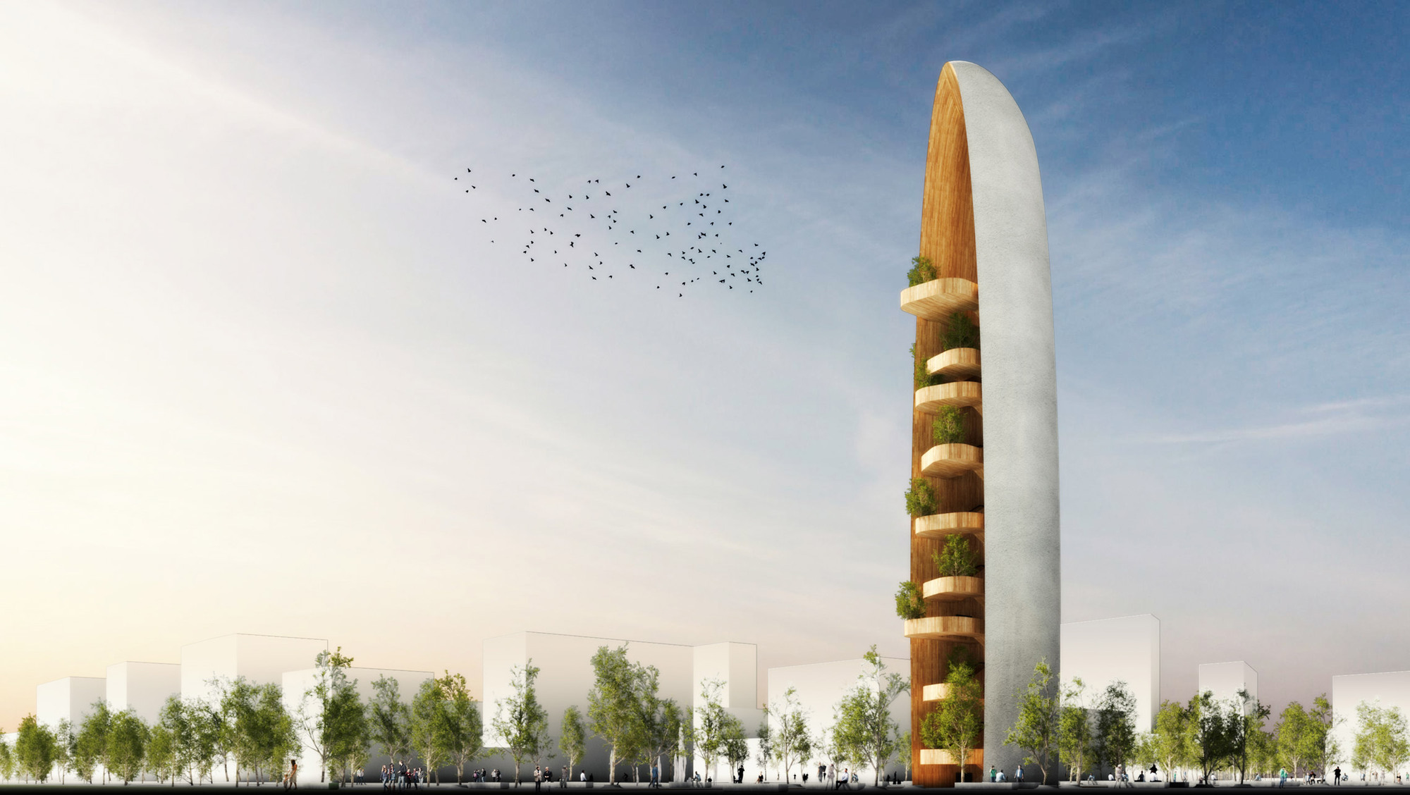 Superspace设计了“Ascencion”作为萨格勒布的观景塔