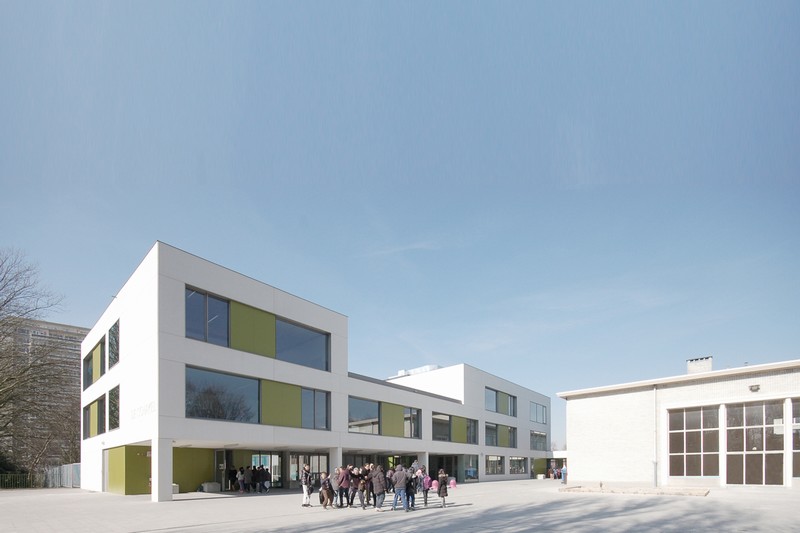 比利时·安特卫普学校扩建--Areal Architecten