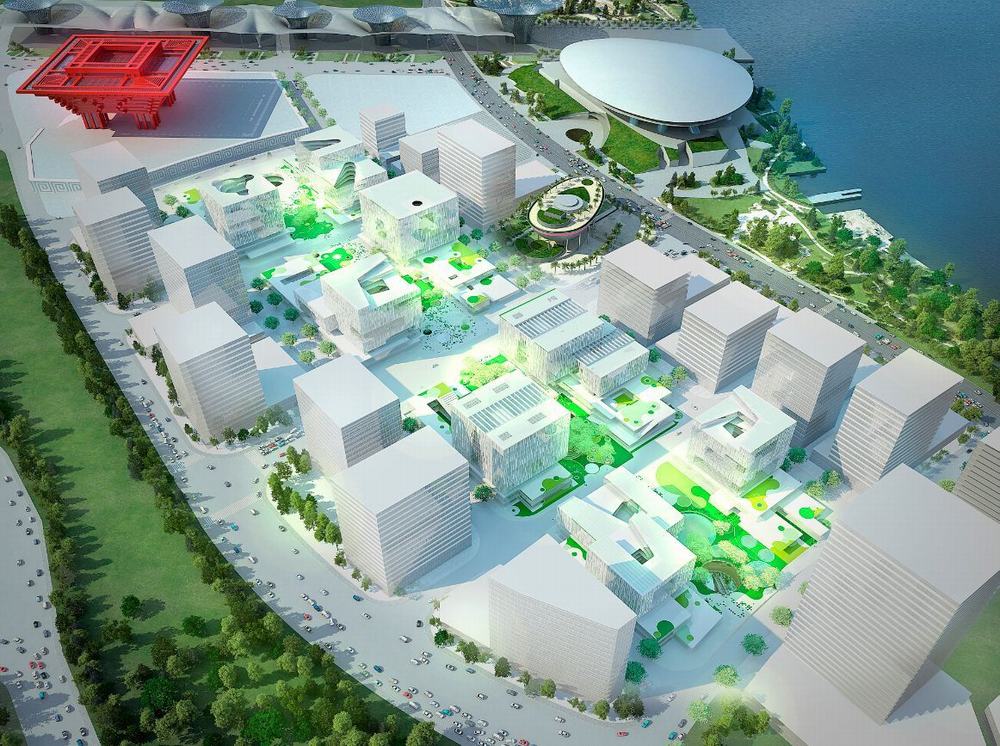 上海·世博“绿谷”项目方案---Schmidt Hammer Lassen Architects