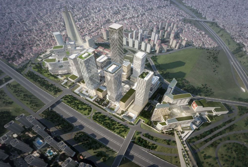 土耳其·伊斯坦布尔国际金融中心总体规划---HOK