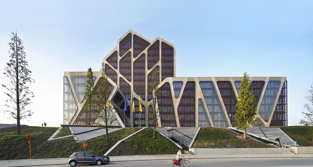 西班牙·Hasselt 司法法院---J.Mayer H.Architects + a2o architecten + Lens Ass architecten by Hufton+Crow