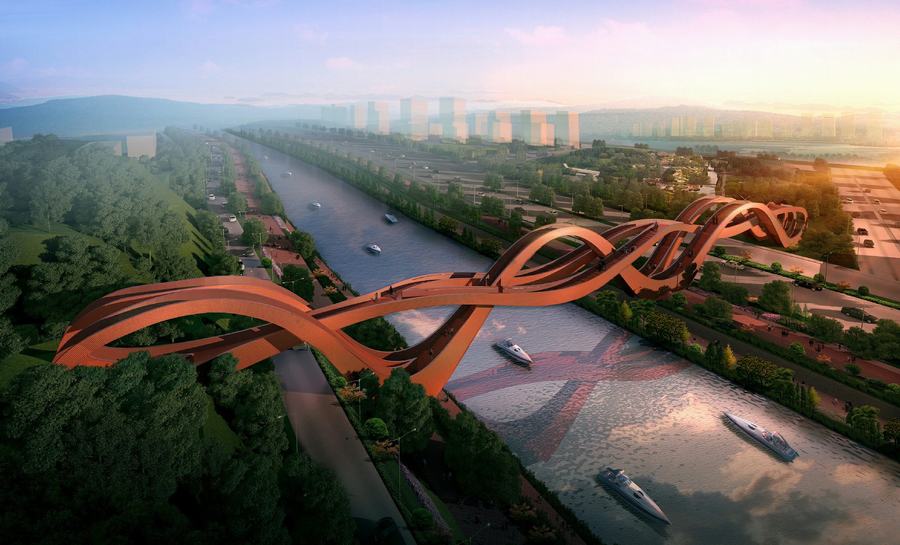 湖南·长沙大桥获胜方案---NEXT Architects