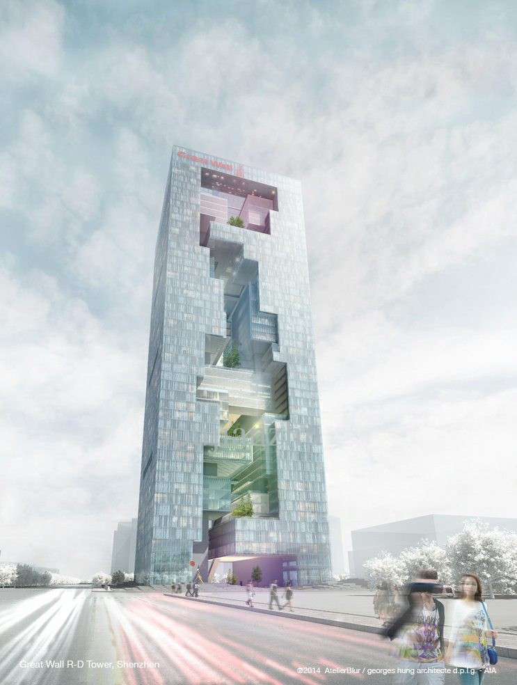 广东·深圳长城科技总部大楼入围方案---深圳市华筑工程设计有限公司