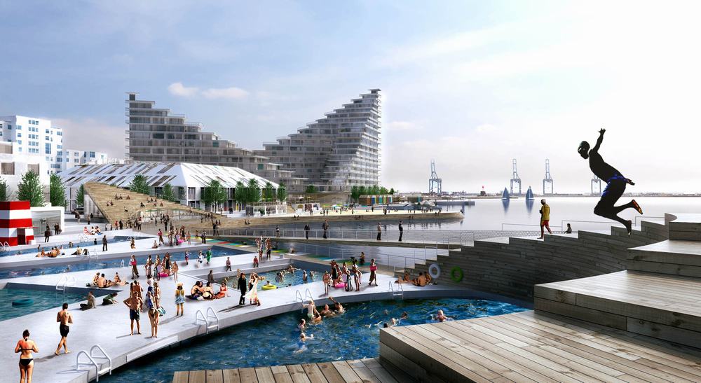 丹麦·奥胡斯海滨社区设计方案---BIG
