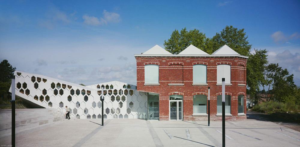 法国·Andree Chedid媒体图书馆---D’HOUNDT+BAJART Architects & Associates