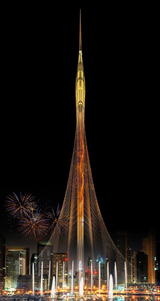 圣地亚哥·卡拉特拉瓦公布了迪拜标志性瞭望塔建筑的最新详情