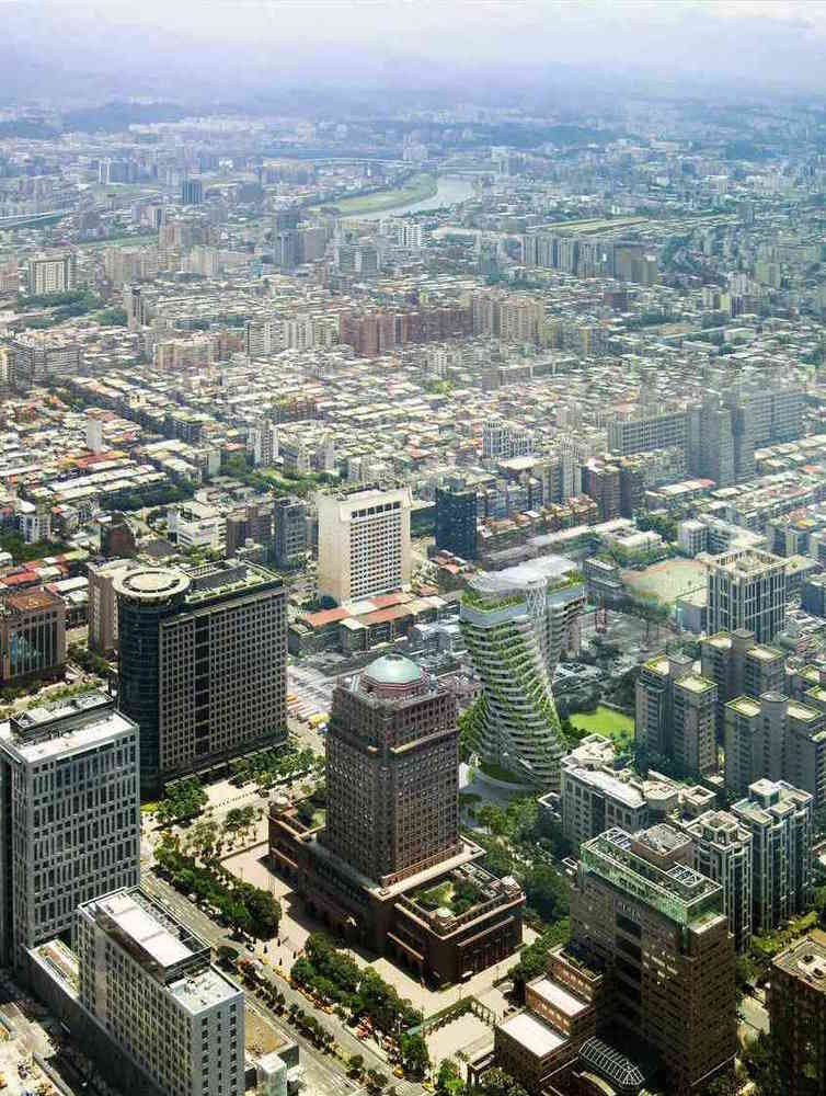 台湾·双螺旋结构大楼---Vincent Callebaut Architectures