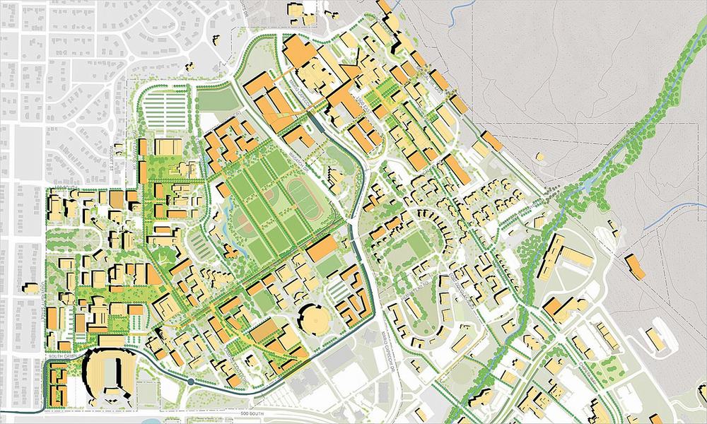 美国·犹他大学校园整体规划