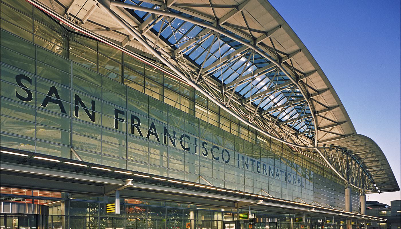 美国·旧金山国际机场——国际航站楼标识