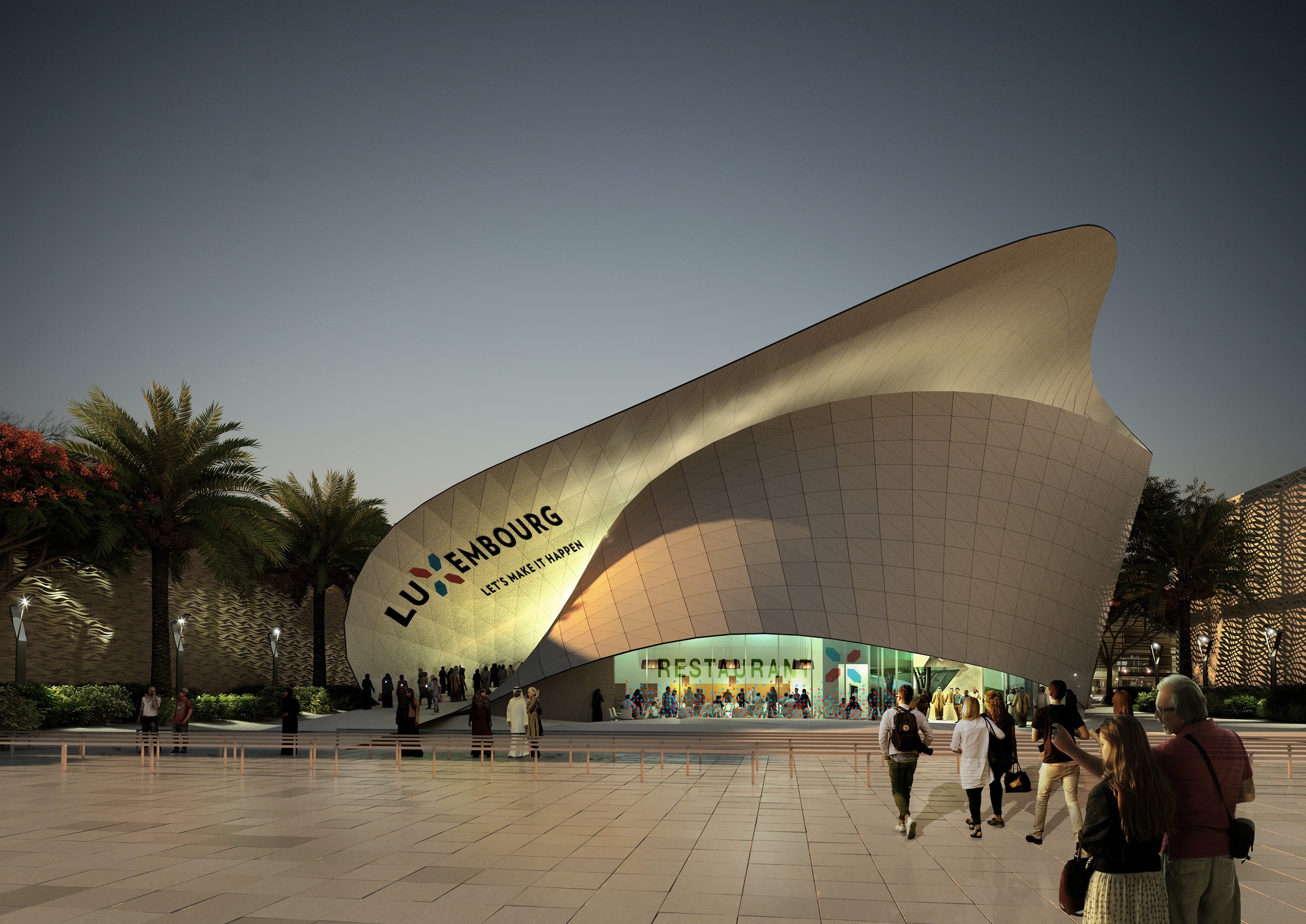 迪拜世博会卢森堡馆的空间制造竞赛