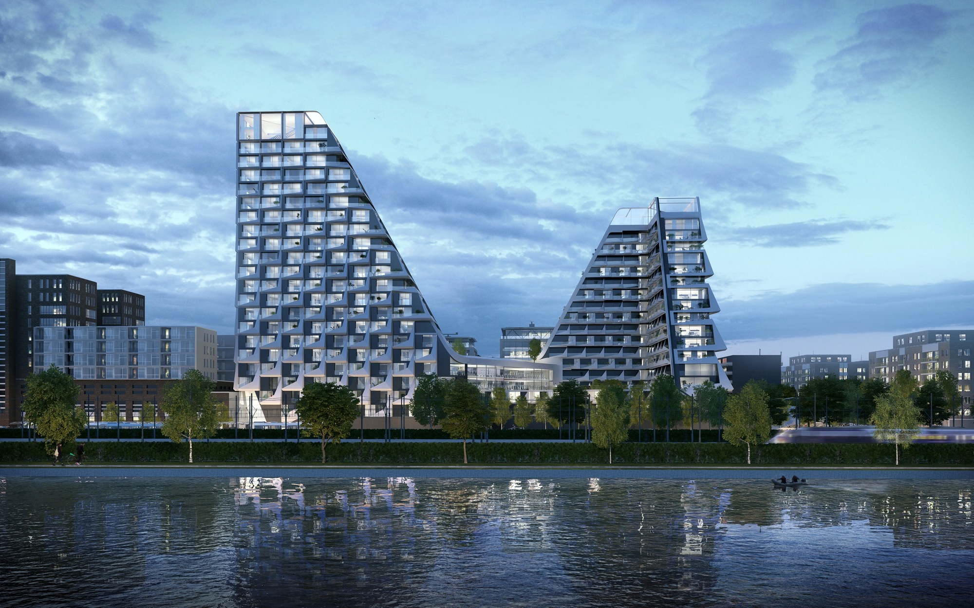 Peter Pichler Architecture赢得了荷兰乌得勒支的Maarssen镇新住宅塔楼的设计竞赛