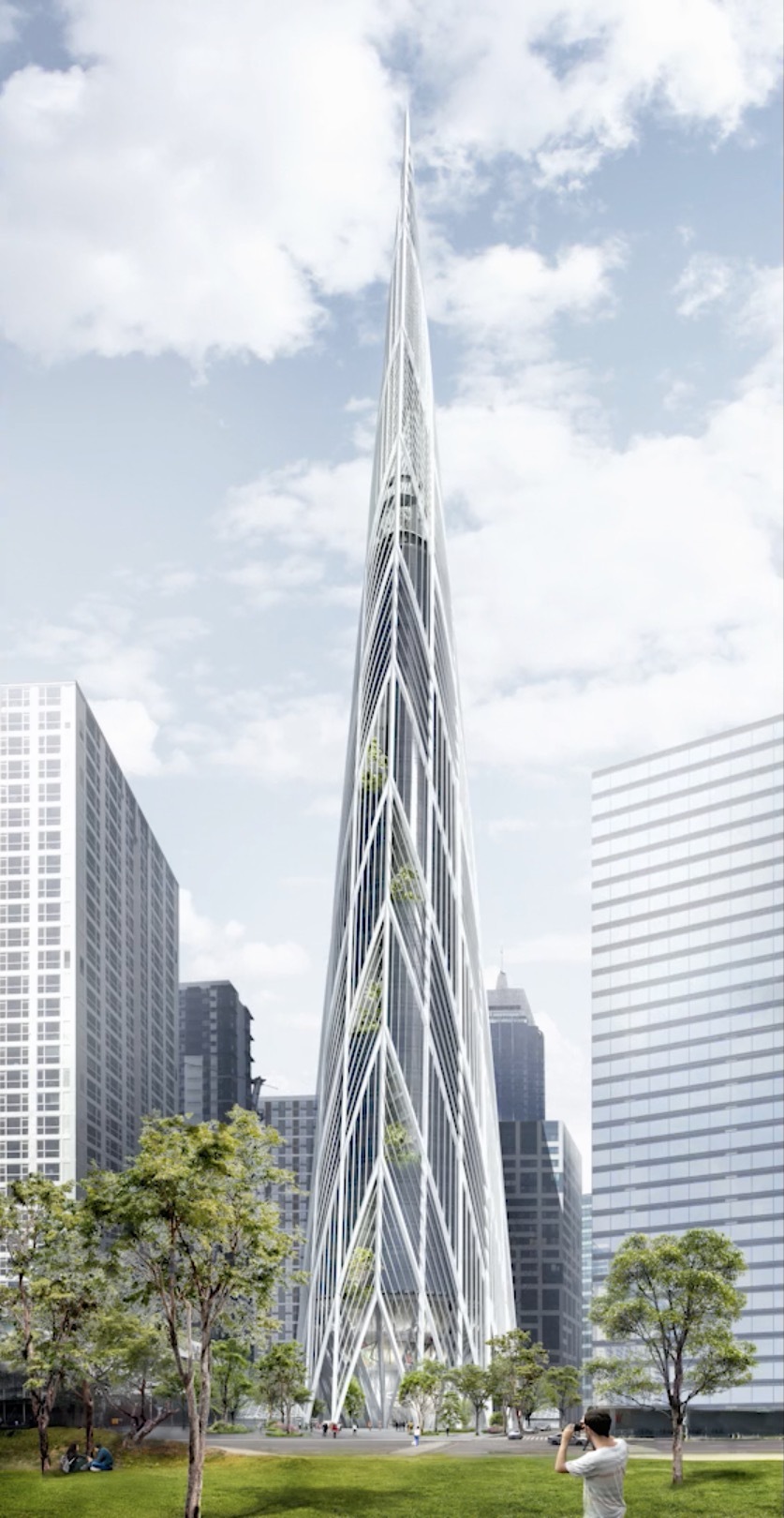 Henning Larsen建筑师公布了马尼拉戏剧性的“ICONE”摩天大楼