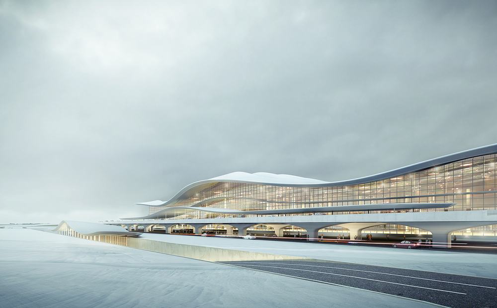 Aedas赢得烟台国际机场T2航站楼设计竞赛