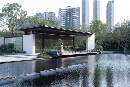 湖畔禅境,乘物游心 | 东莞金众柏悦公馆---HILL 希尔景观