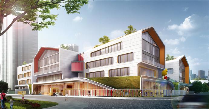 让园长“头疼”的幼儿园 | 金昌昕萌国际幼儿园---零壹城市建筑事务所