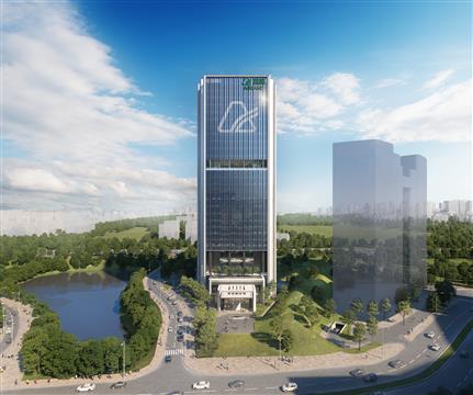 雅兰总部大厦|全球首个家居企业超高层总部:“弹簧”空间开创办公新模式---FTA建筑设计集团