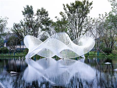 致社路ART | 湘家荡绿地铂瑞酒店户外情景营造--烟雨江南,渔火方绝