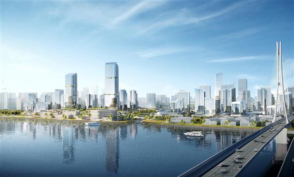 江畔明珠 创新门户 | 广州市海珠创新湾门户枢纽城市设计暨核心地块建筑概念设计---林同棪国际工程咨询(中国)有限公司