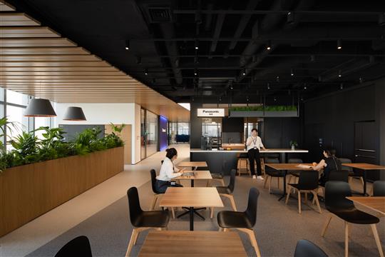 FTA健康室内|场景赋能+灵动科技,为松下打造“可生长”的办公空间