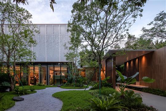 绿林秘境 | 深圳中粮悦章凤凰里展示中心---柏涛建筑