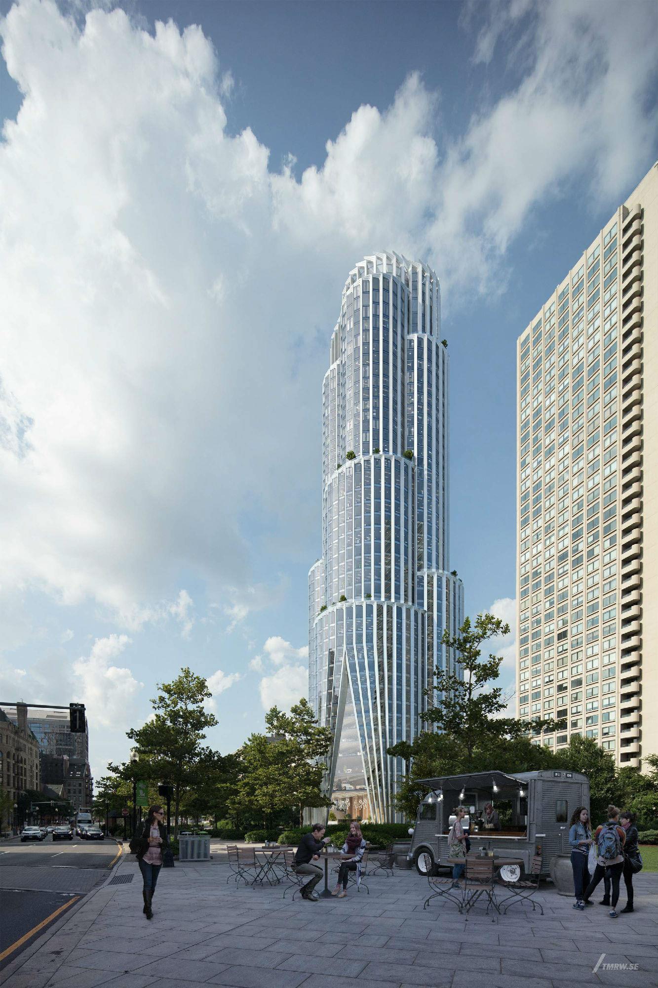 KPF公布了波士顿高性能、高灵活性塔楼的设计方案