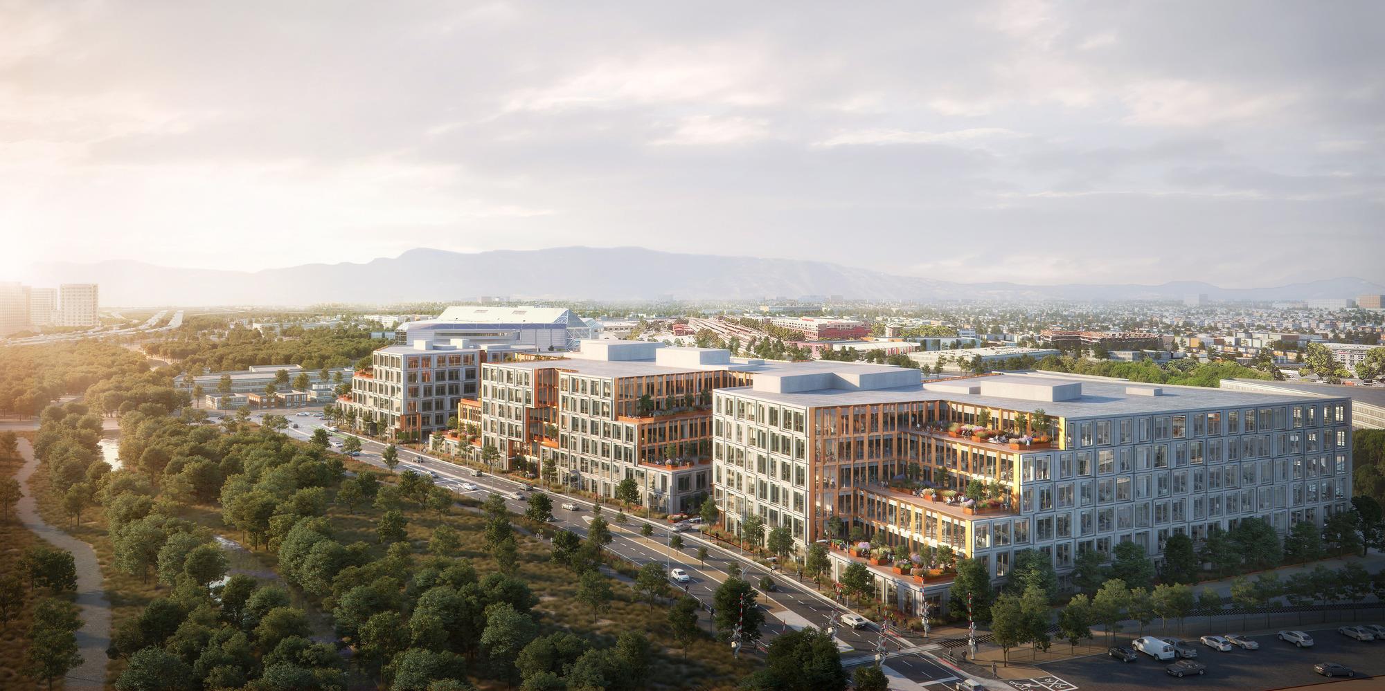 KPF在加利福尼亚州的圣何塞设计的创新办公楼已破土动工
