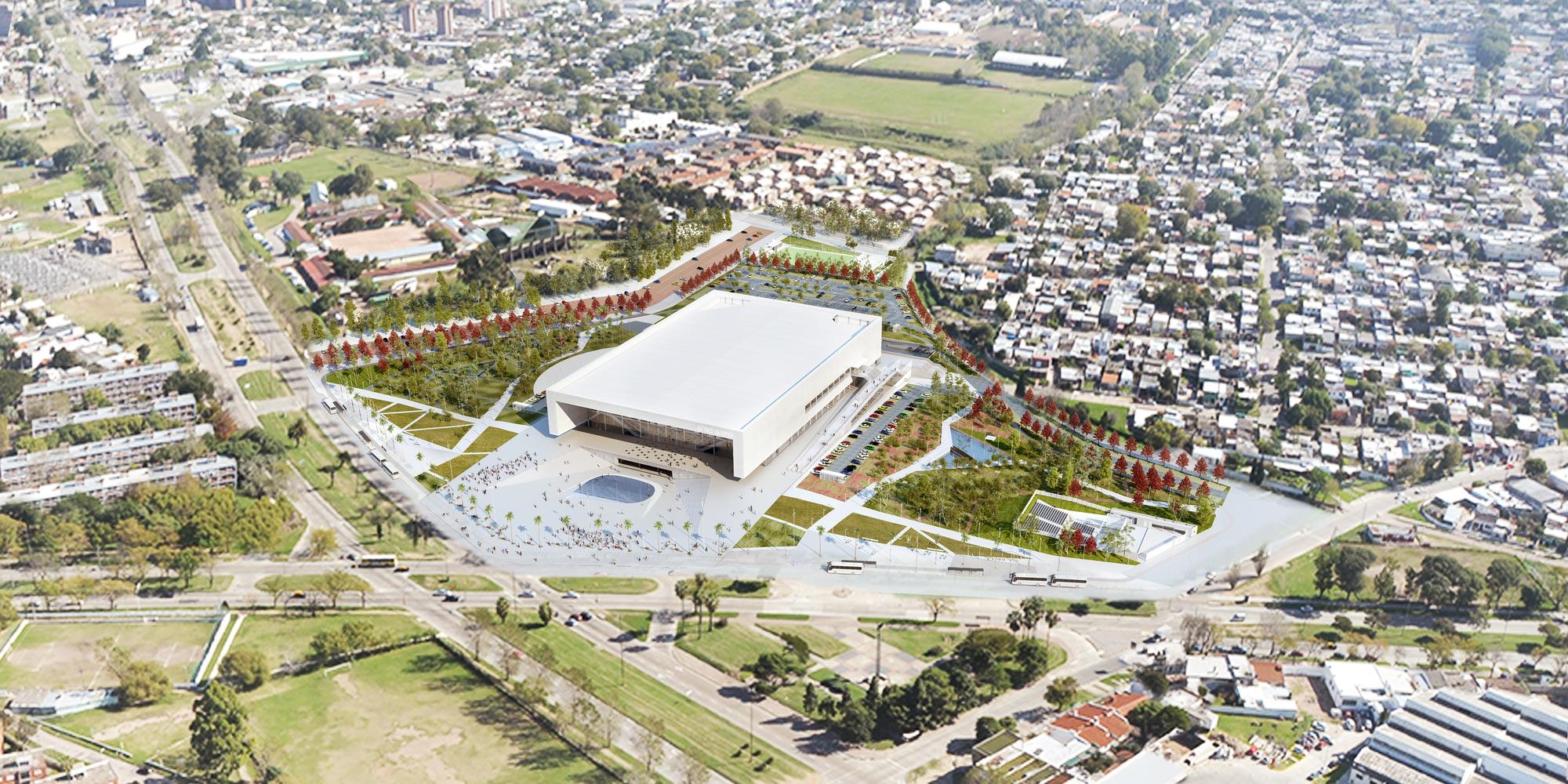 乌拉圭·Antel Arena混合用途建筑---Bacchetta | Flores | Carambula