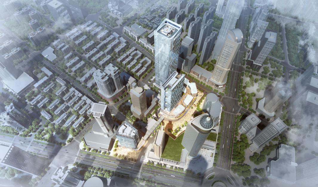 南京新地标！！没办法低调的“大平层”豪宅公寓，集商业、办公、公寓等多业态一体的新街口超级城市综合体！