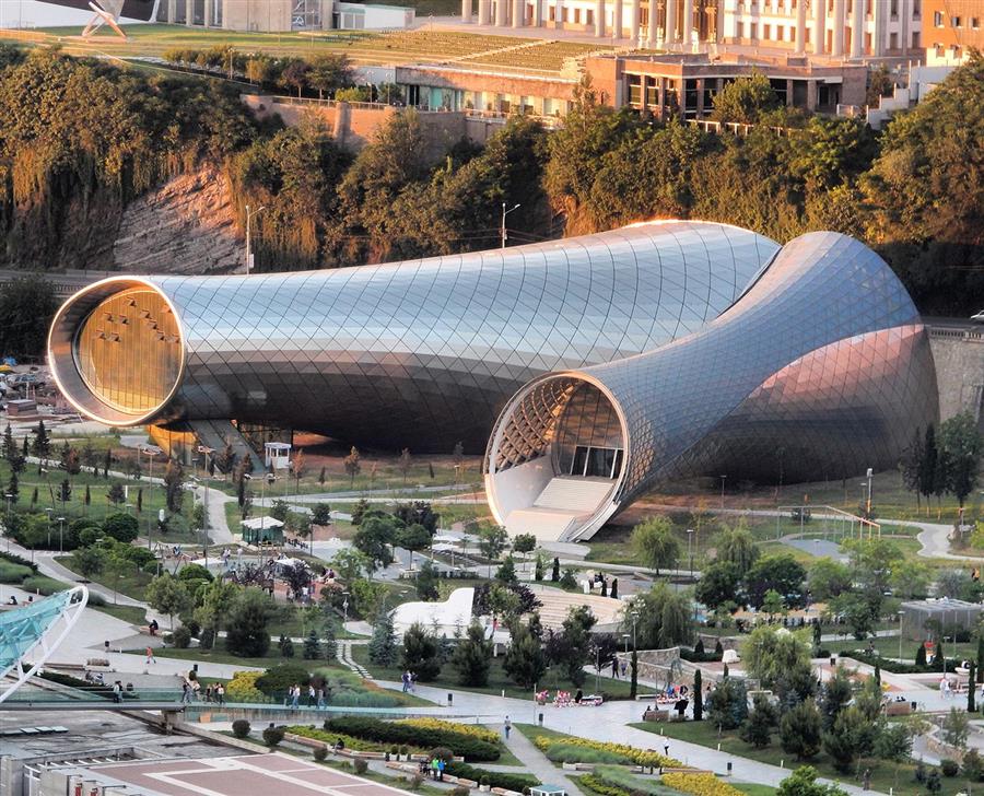 Rhike公园，音乐剧场与展厅---Studio Fuksas