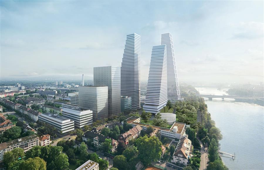 瑞士·赫尔佐格&德梅隆在巴塞尔莱茵河畔打造第三座罗氏大厦