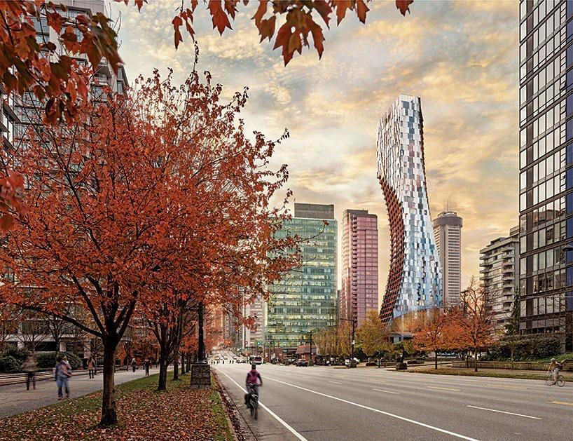 隈研吾设计的 加拿大·温哥华 Alberni 住宅楼最新图片曝光