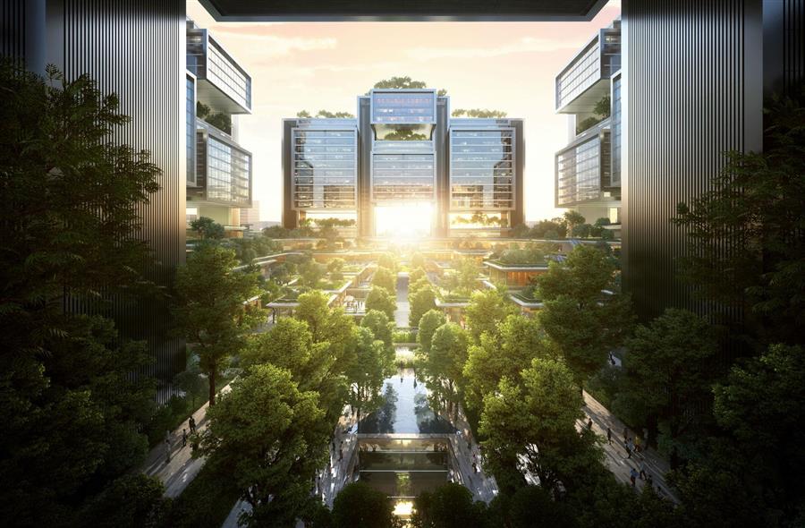 福斯特+合伙人赢得中国新交通发展项目--光明枢纽的设计竞赛