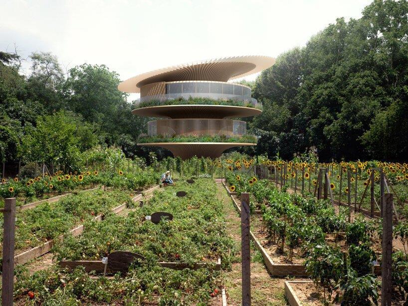 意大利·高田光一设计的“向日葵之家”是一个碳排放概念