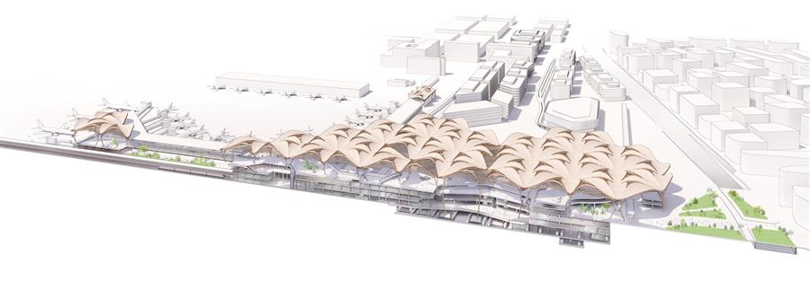 深圳·机场航站楼的起伏设计---grimshaw建筑事务所